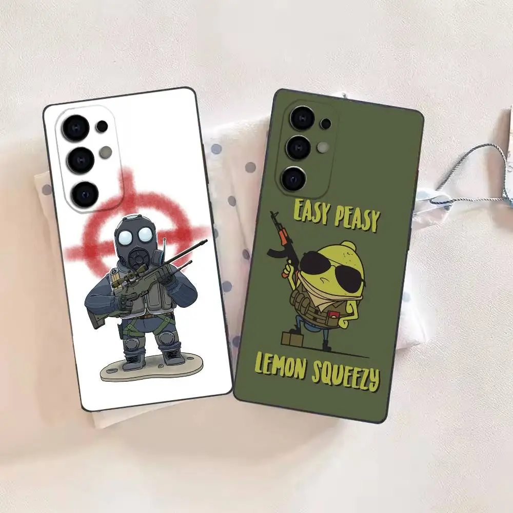 Game CS2 beng Phone Case For Samsung S26,25,24,21,22,21,20,10,9,8,7,6,5,Ultra,Plus,Fe,Lite Black Shell