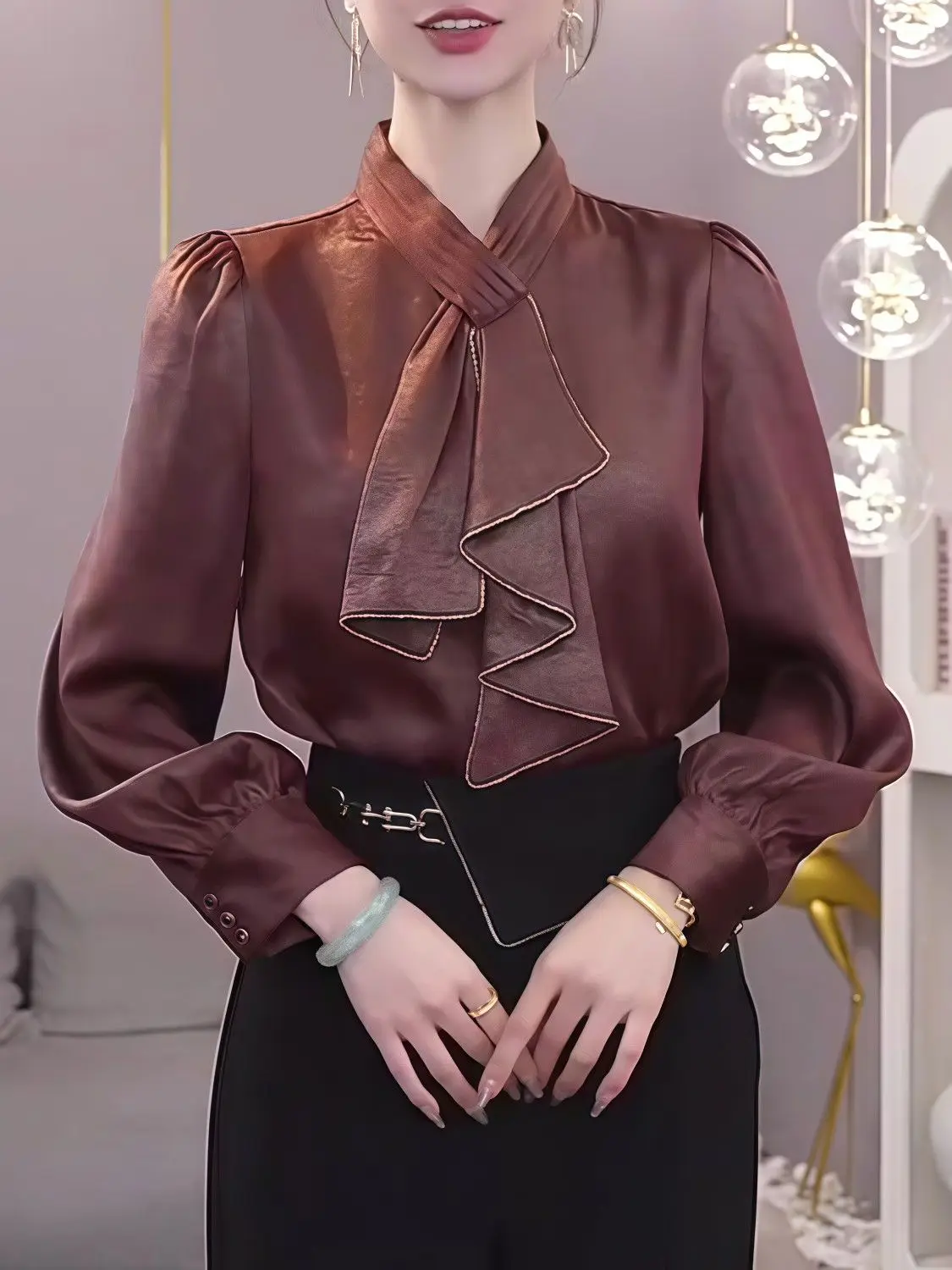 

Elegant Long Sleeve Shirts for Women with Sophisticated Style