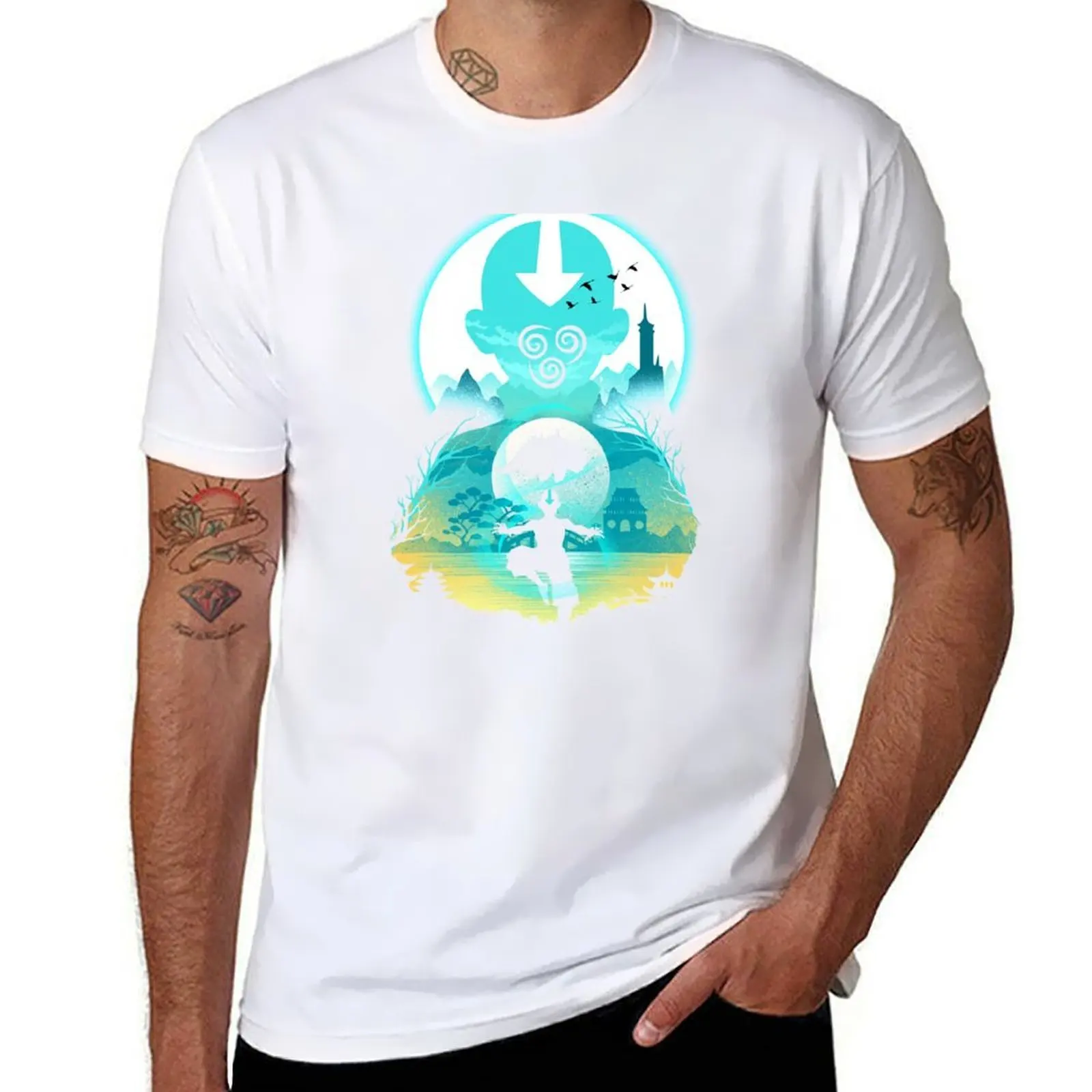 

Airbender Landscape T-Shirt t shirt man casual t shirts for man graphic tees T-Shirt