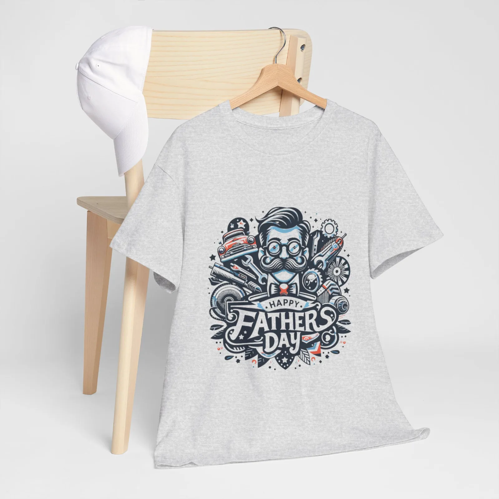 The shirt is dedicated to a great father, amazing present to dad in father's day