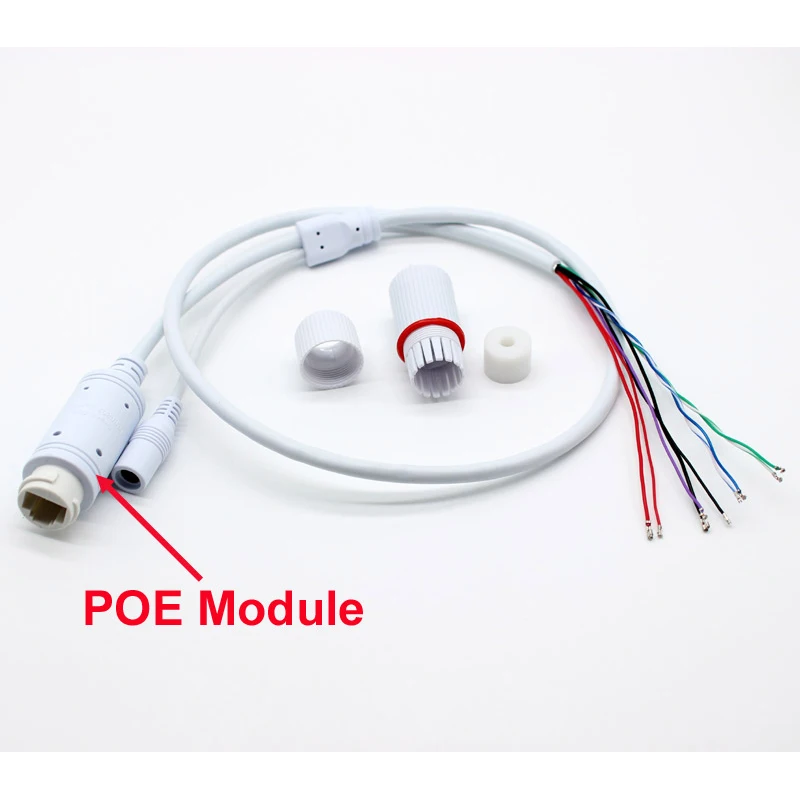 

Built-in 48V POE Module CCTV End Cable LAN Power Over Ethernet Lan RJ45 + DC Ports for IP camera board module