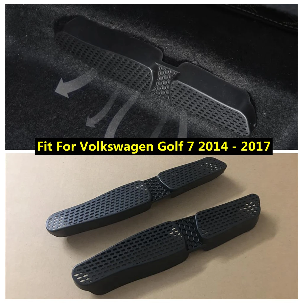 

Auto Accessories Seat Under Heat Floor Air Conditioner AC Duct Vent Outlet Grille Cover Kit For Volkswagen Golf 7 2014 - 2017