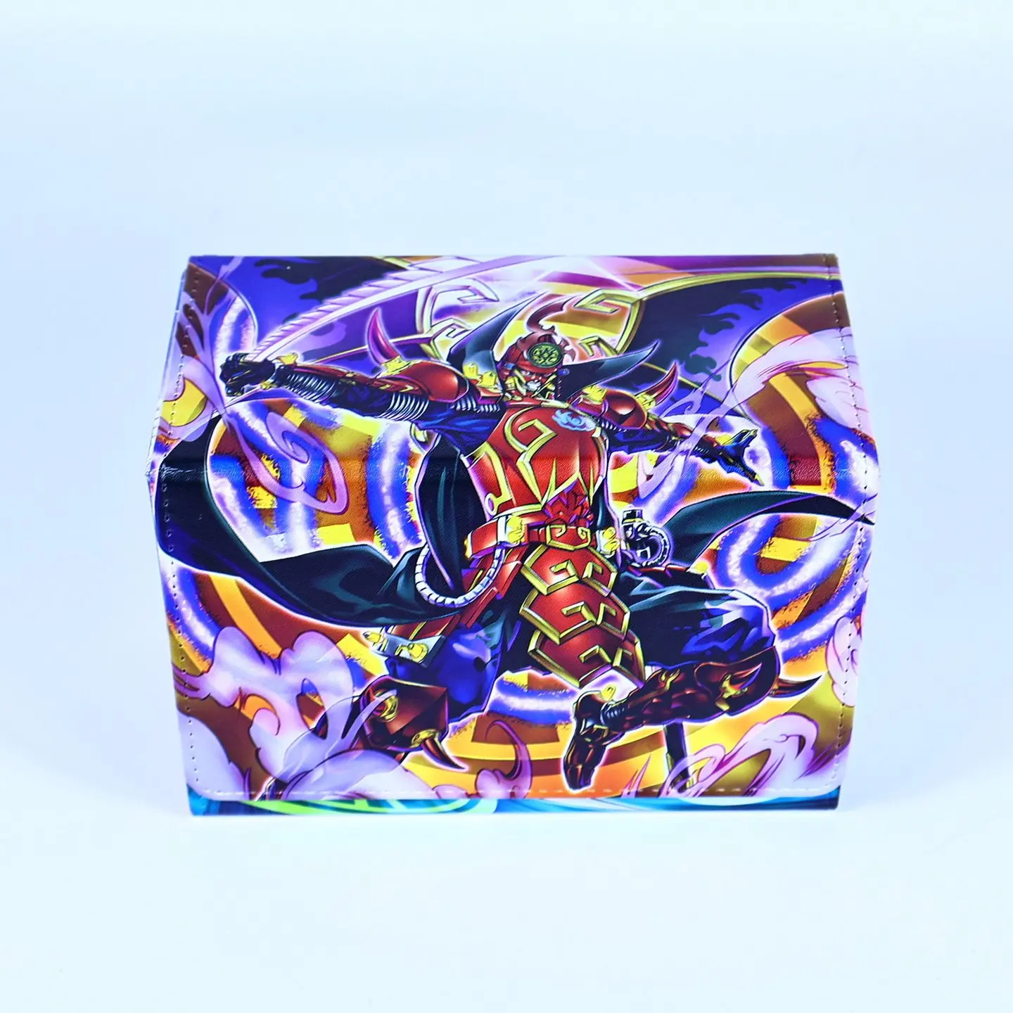 Yu-Gi-Oh！Legendary Lord Six Samurai-Shi En Large Capacity Card Box Double layer Magnetic Dice Game Card Integrated Storage Box