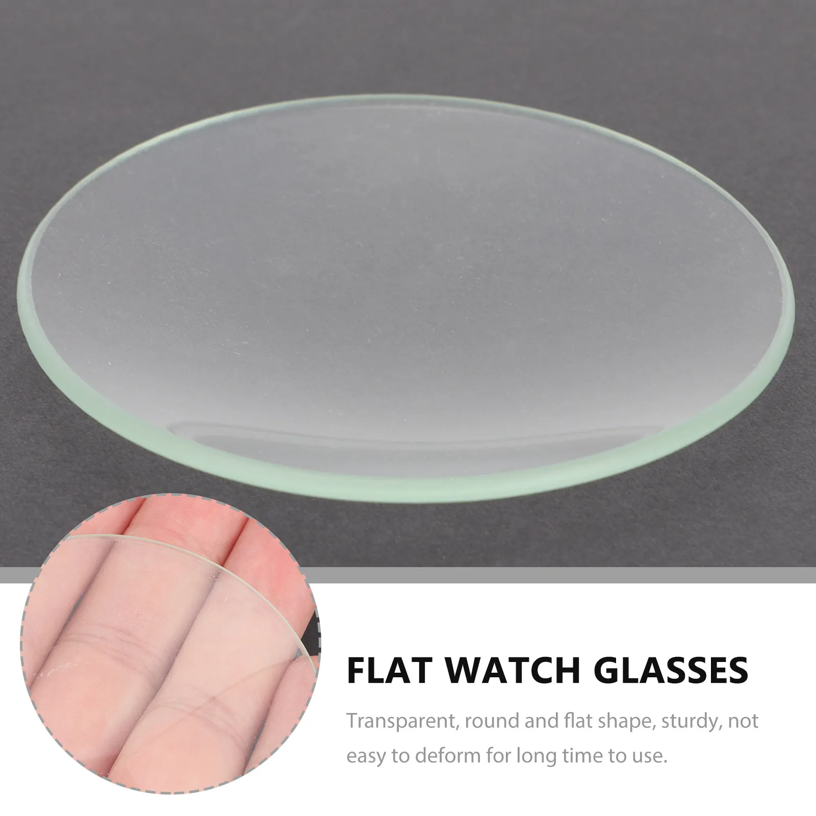 

10Pcs Clear Watch Glass for Science Lab Heat Resistant Glass Surface Dish Evaporation Cover Beaker Shield School Experiment