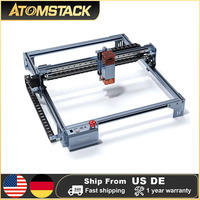 Atomstack A5 V2 Laser Engraver High Speed Engraving Cutting Machine 6W for Wood Leather Stainless Steel Engraving App Control