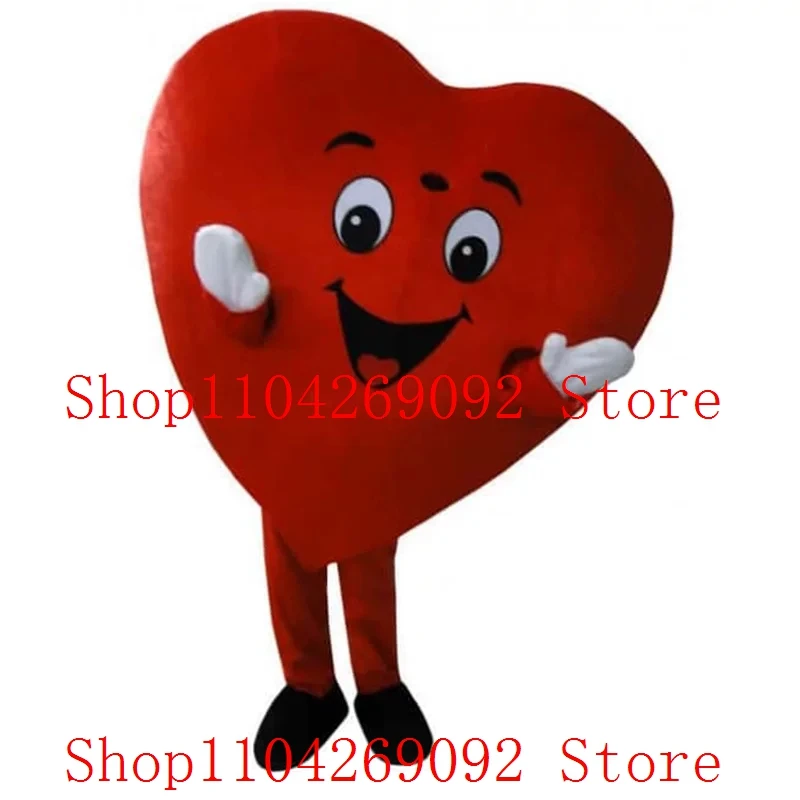 Cute Red Heart Mascot Costume Cartoon Pink Hearts  Mascotter Birthday Anime Cosplay Costumes Character Party Maskote Carnival