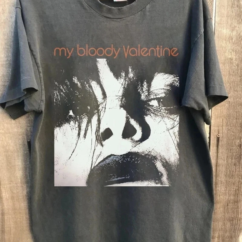 خمر بلدي الدموي عيد الحب الفرقة الفحم للجنسين قميص الصيف جديد خمر أزياء الرجال والنساء الشارع الشهير #1