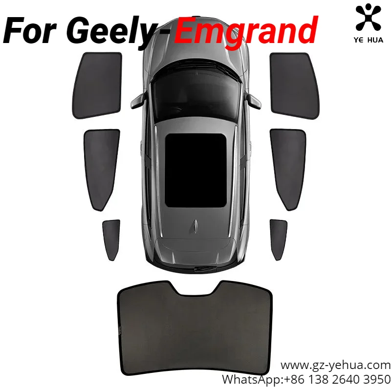 

For GEELY EMGRAND 2022-2024 Side Window Magnetic Mesh Curtain Automobiles Parts Accesorios Para Auto Tools