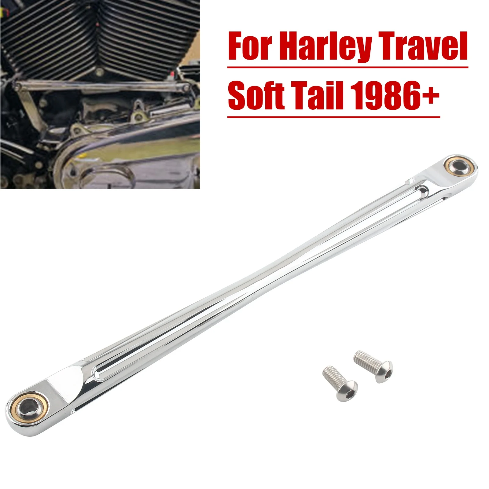 For Harley Softail FXST Road King Electra Glide Motorcycle CNC Edge Cut Gear Shift Linkage Shifter Lever