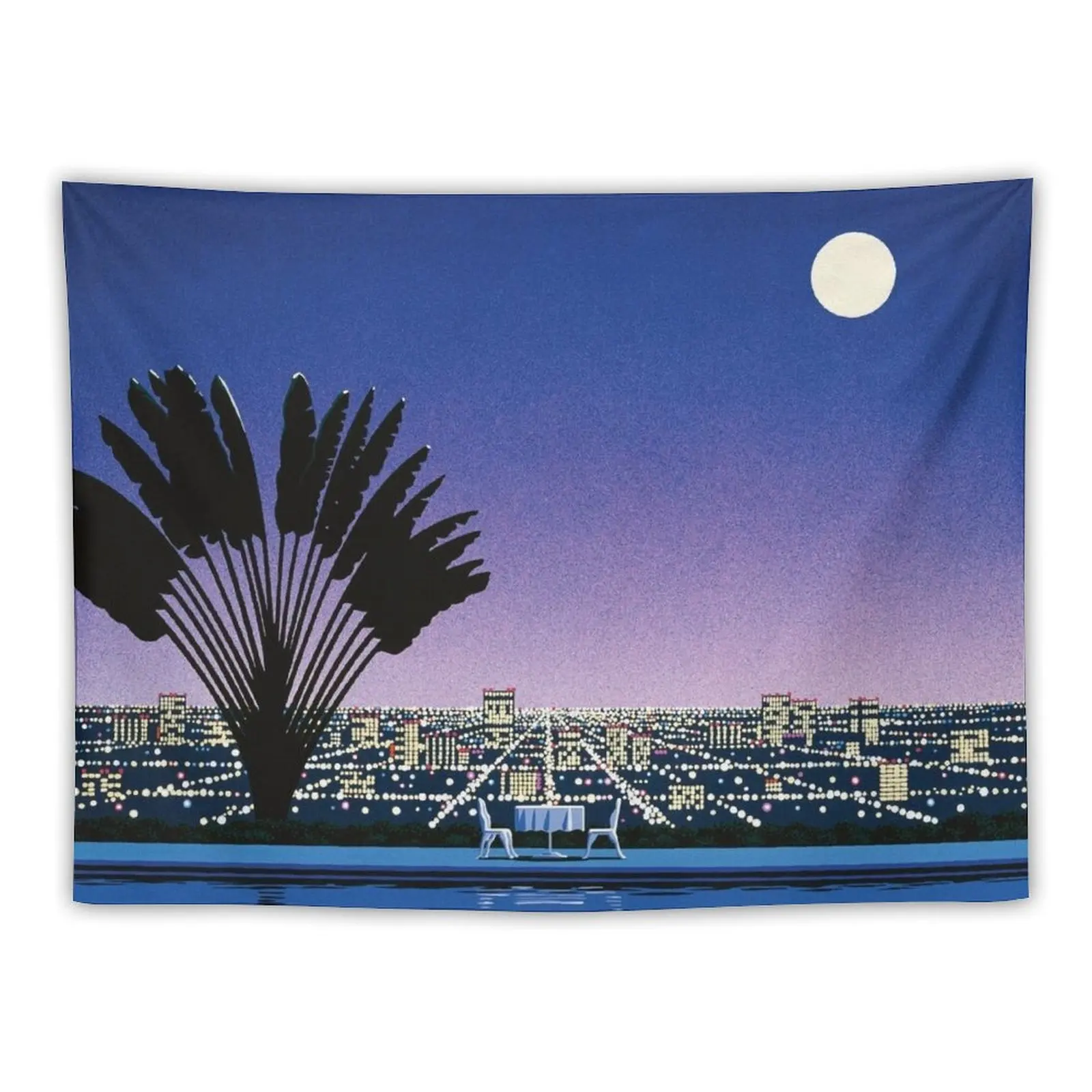 Hiroshi Nagai Tapestry Wall Decor Art Mural Tapestry