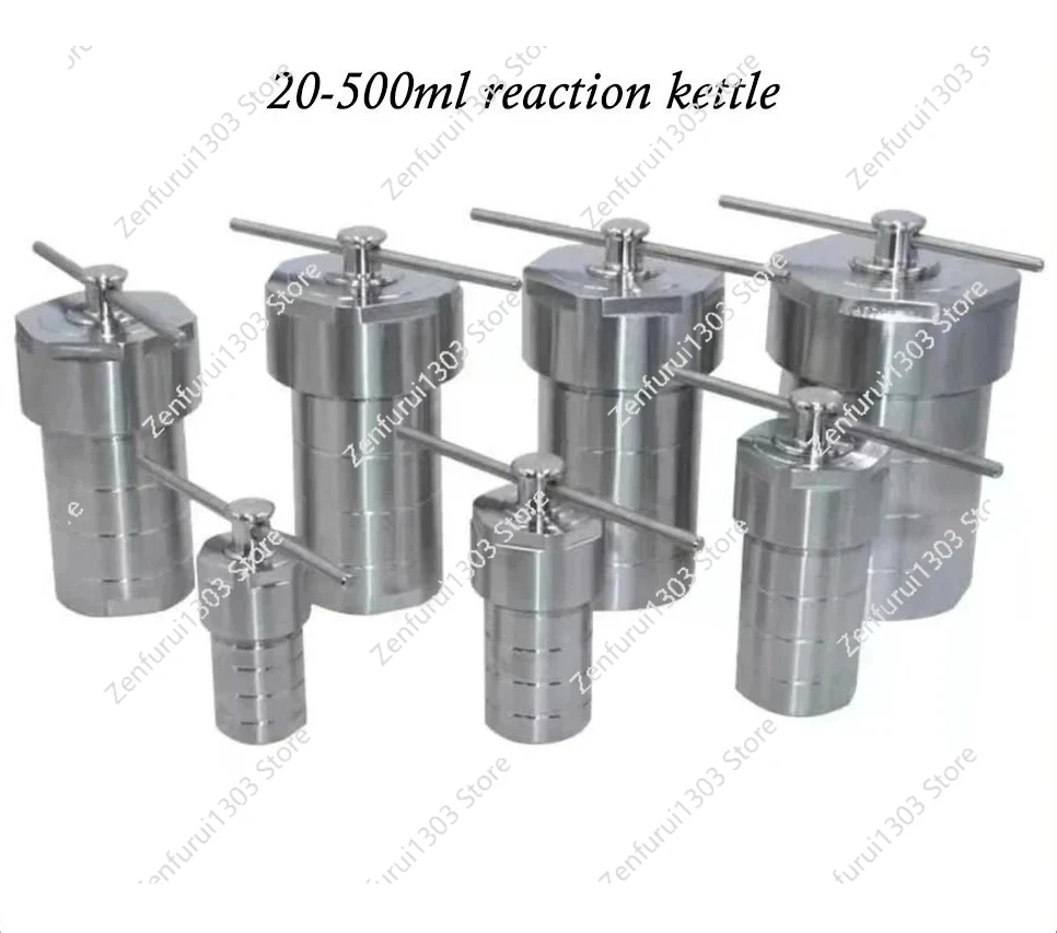 Stainless Steel Hydrothermal Autoclave Reactor Chamber Synthesis 5/10/15/20/25/50/100/150/200/250/300/500ml PTFE 220 centigrade