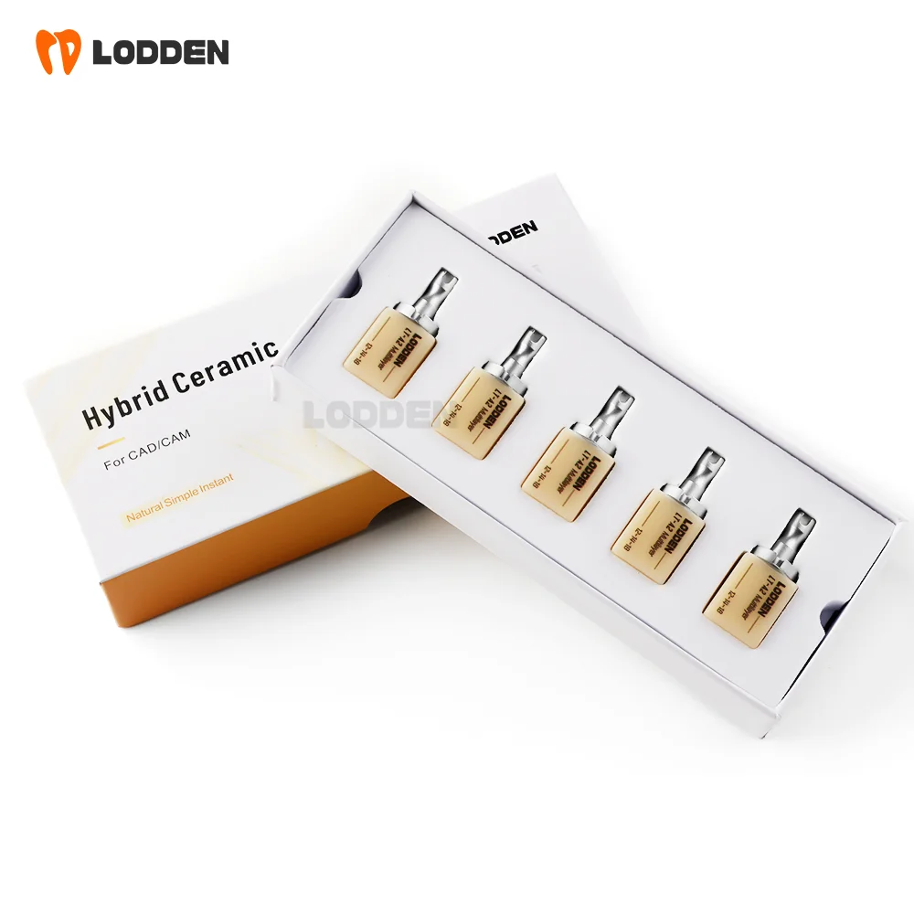 Picture 5: LODDEN Hybrid Ceramic Multilayer Block LT A1/A2/A3/B2 for CAD CAM Open System Hybrid Ceramic Cube Dental Lab Material