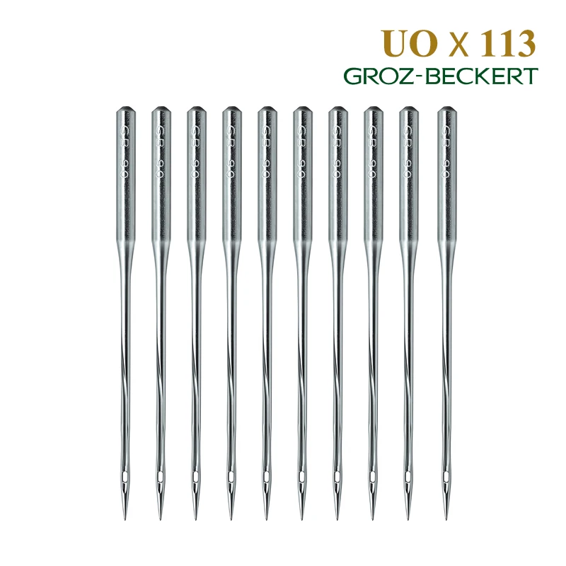 100 قطعة UOx113 UY113GS إبر خياطة Groz-Beckert متوافقة مع ماكينة خياطة Kansai 1404P JACK SIRUBA VC008 متعددة الإبر #3