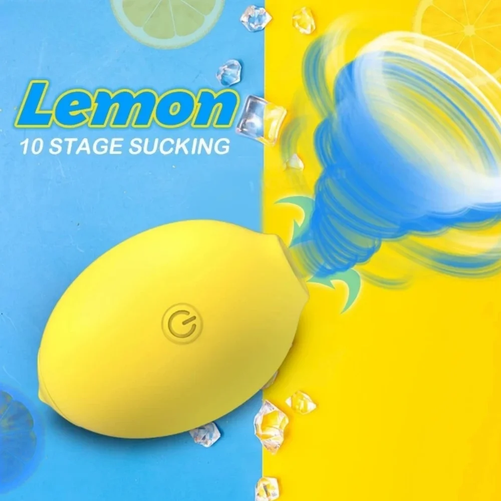 Lemon Sucking Vibrator Female Powerful Sucker Nipple Stiamulator Vacuum Suction Oral Clit Massager Masturbator Sex Toy for Women - Image 2