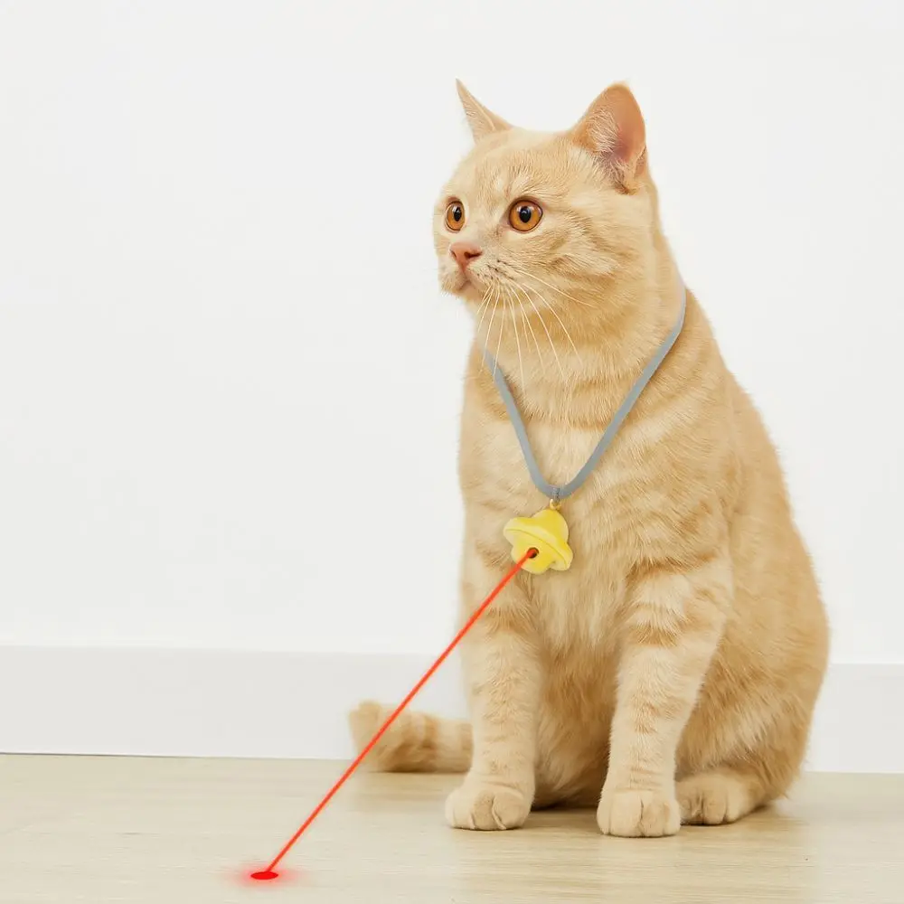 

Automatic Laser Cat Toy Self Entertainment Bell Shaped Pet Amusing Toy Bite Resistant Cat Teaser Toy Indoor Use