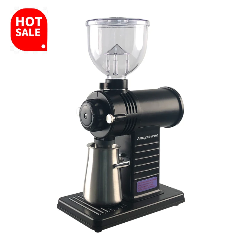 

110V 520 Electric Adjustable Coffee Bean Grinder Machine 80mm Ghost Tooth Italian Electric Coffee Grinder