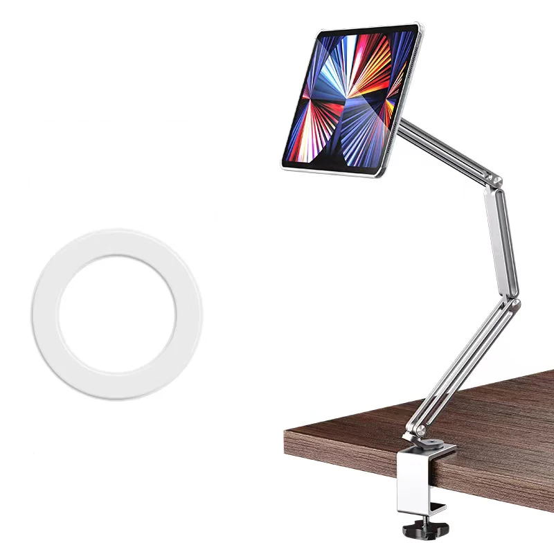 Artpowers Universal Tablet Holder for iPad Air Pro Mini Galaxy Tab Xiaomi Clip Mount Bed Tablet Phone Holder Flexible Stand