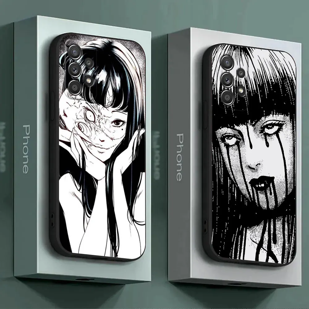 Horror Comic Tomie Junji Ito Manga Phone Case For Samsung Galaxy A15 A25 A24 A23 A22 A21S A20s A13 A10 A05 A04 A03 A02 A14 Cover