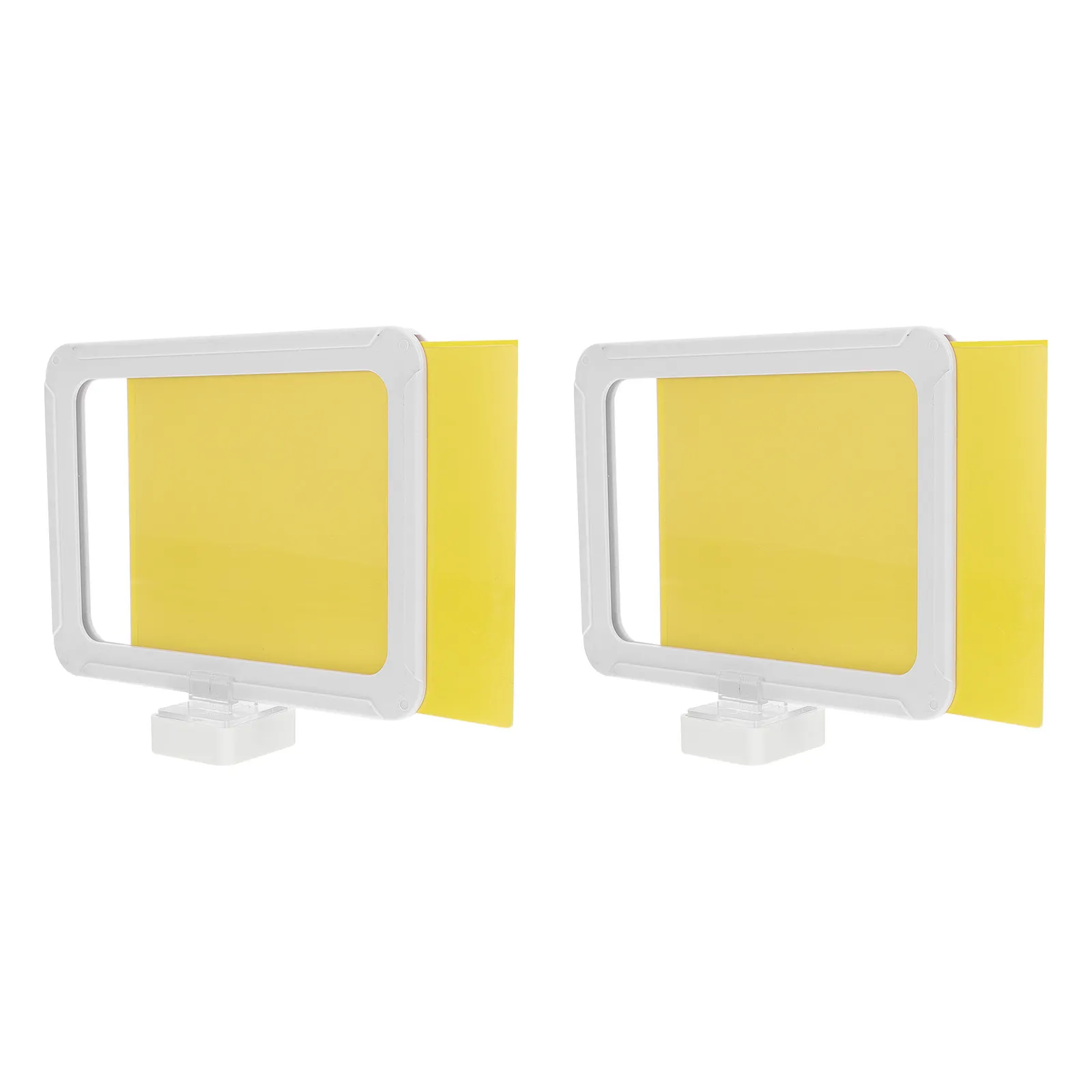 2Pcs Magnet Shelf Label Sign Board High Durability Flexible Material Easy Handling Smooth Surface Warehouse Classification Guide