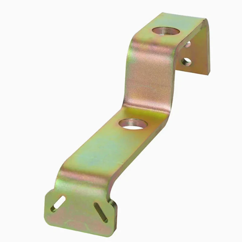 

OEM ODM Service CNC Machined Parts High-strength galvanized alloy U-shaped brackets sheet metal component fabrication