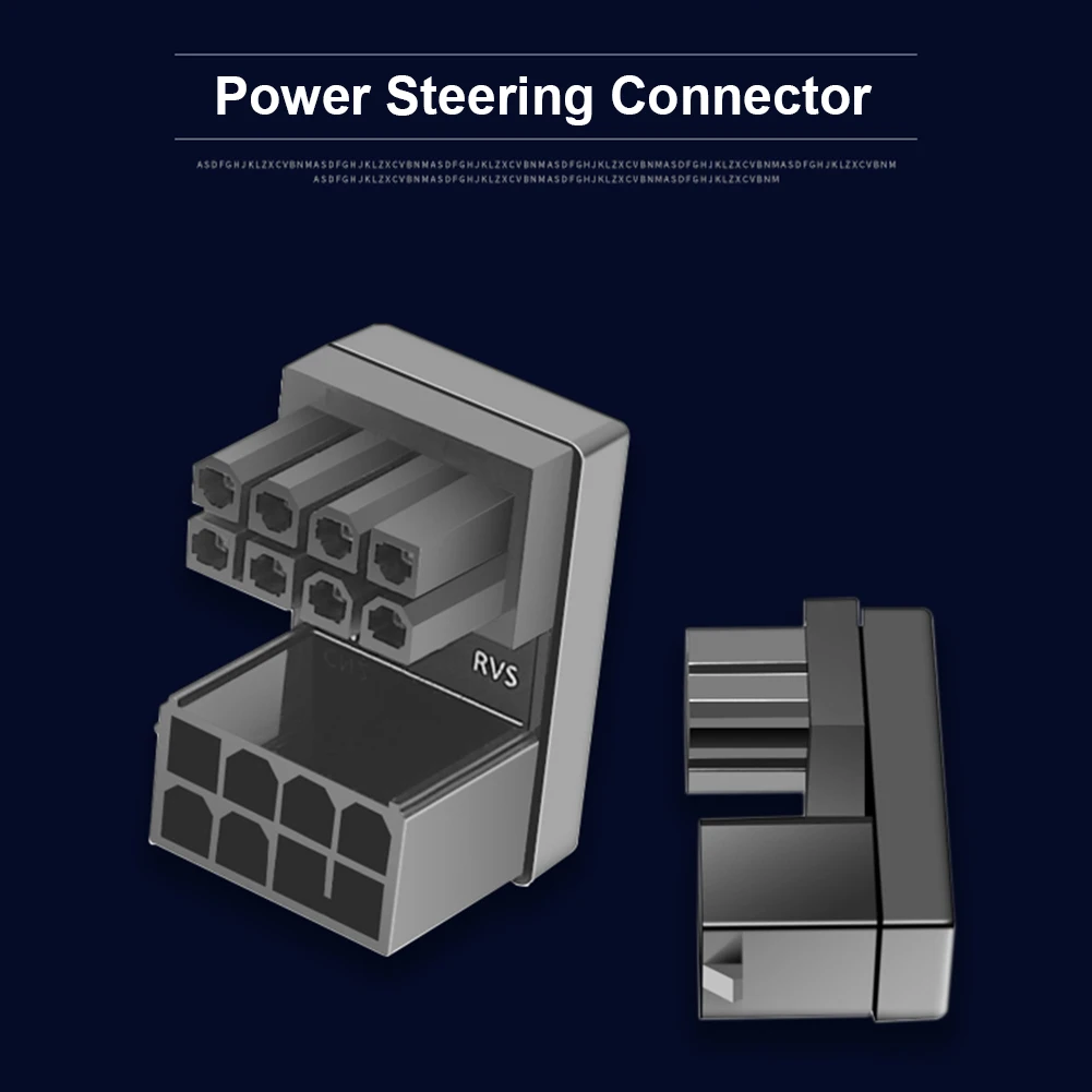 Adattatore di alimentazione della scheda grafica ATX 8 pin 6 pin femmina a 8 pin 6 pin maschio 180 °   Connettore di sterzo GPU per scheda grafica desktop