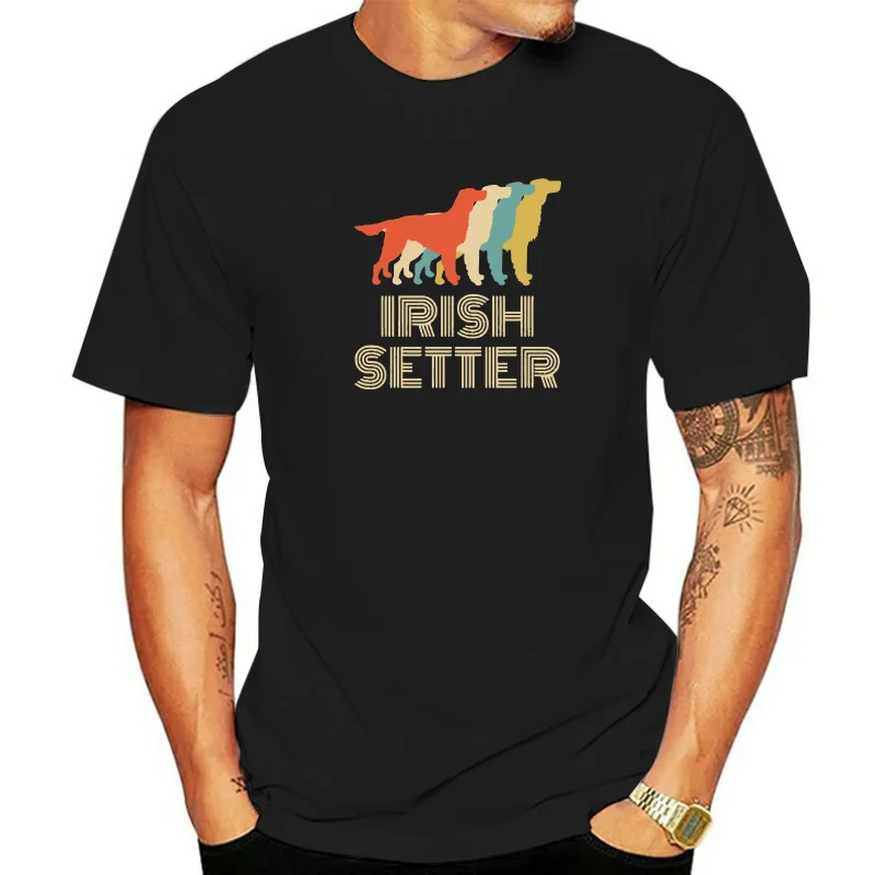 Men t shirt Irish Setter Dog Breed Vintage Look Design tshirts Women t shirt