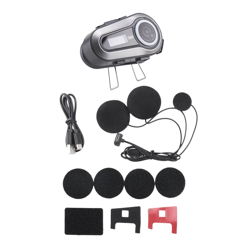 Excellent-1Set راديو FM بلوتوث 5.3 سماعة أذن لاسلكية مقاومة للماء مع شاشة LCD