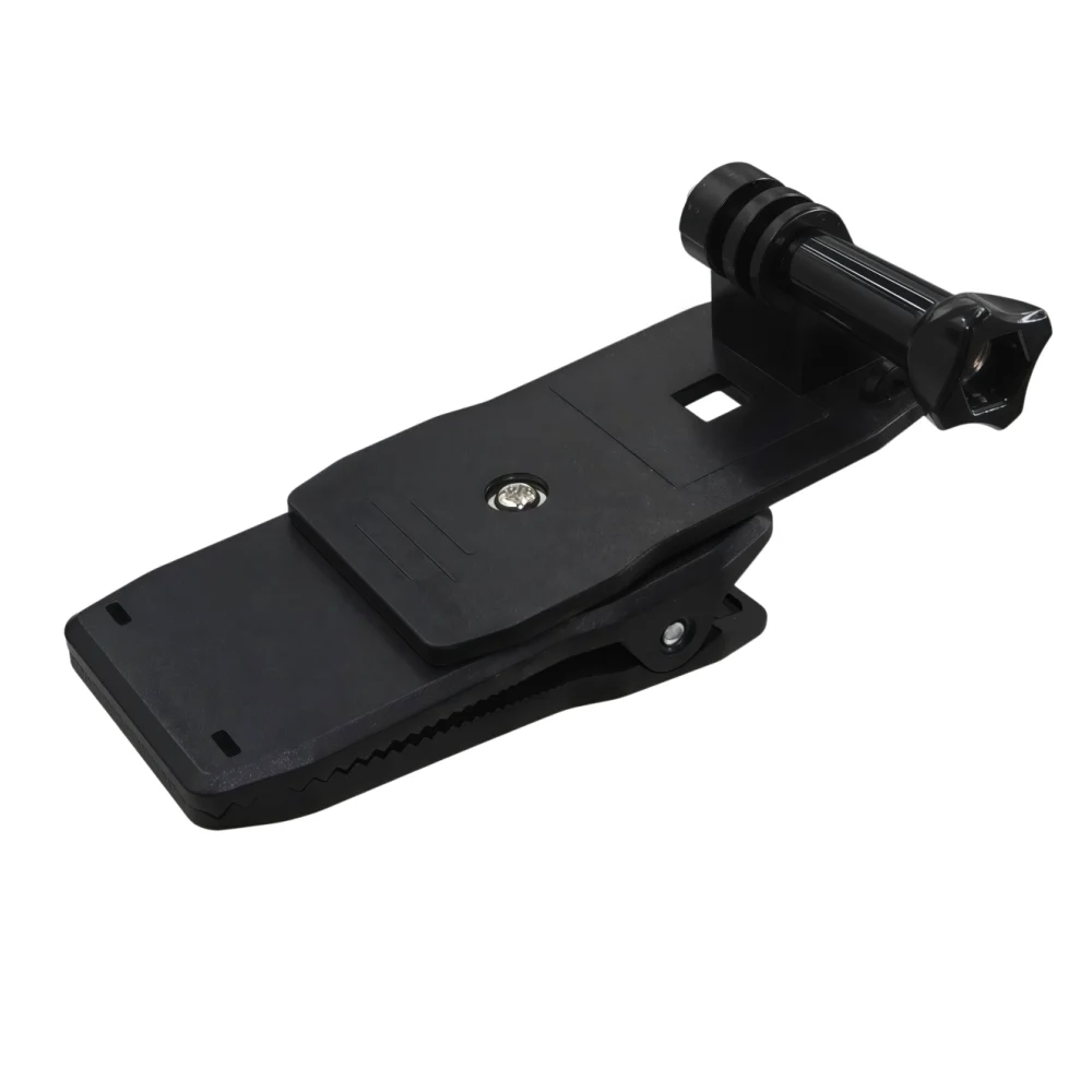 Klips do mocowania na pasek plecaka z obrotem 360 stopni, uchwyt na kapelusz, zacisk na pasek do DJI Action 6 5Pro 4 Gopro Hero 13 12 11 10 9, akcesoria do kamer — zdjęcie 5