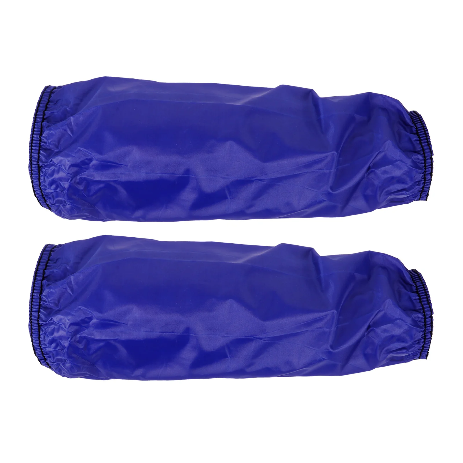 1Pair Waterproof PVC Oilproof Kitchen Arm Sleeves Covers Oversleeves Durable Elastic Comfortable Cleaning Blue
