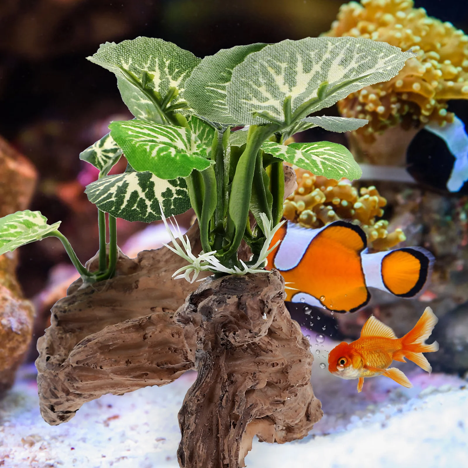

Aquarium Landscape Trunk Artificial Plant Ornament Fish Tank Hideout Hiding Cave Fish Shelter Decor Aquarium Trunk