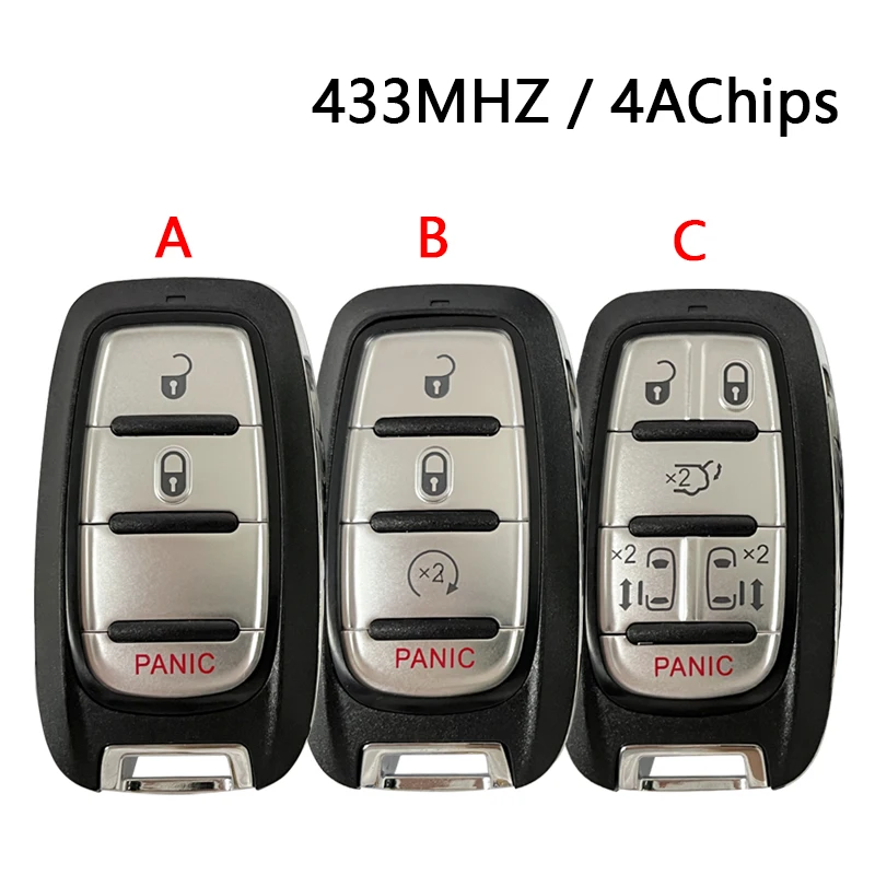 

CN015055 M3N-97395900 Aftermarket Key for Chrysler Pacifica 2017-2020 Voyager 2021 2022 Smart Remote Key 68217827 68217832AC 4A