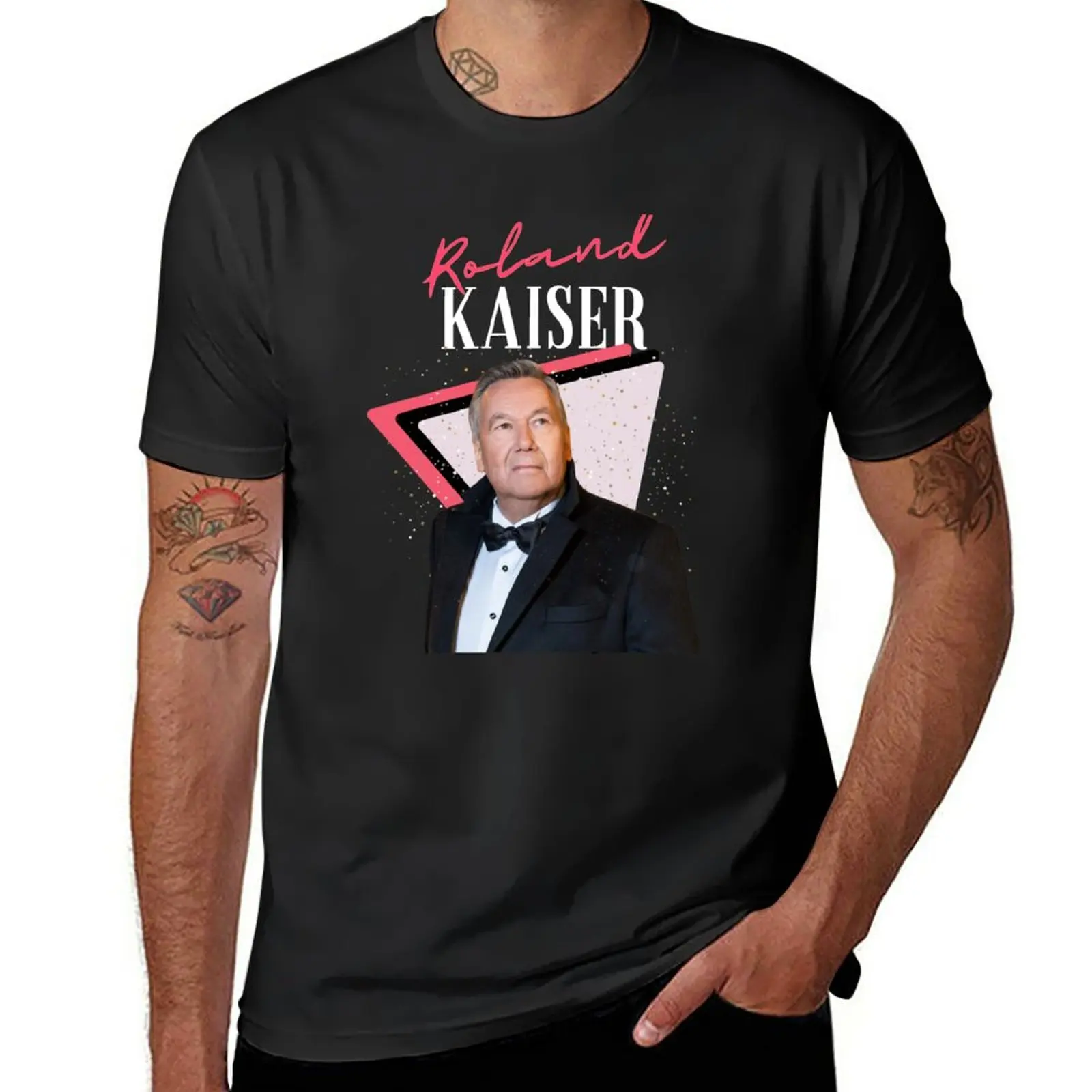 New Roland kaiser - rip Roland kaiser - rest in peace Roland kaiser T-Shirt quick-drying t-shirt kawaii clothes Men's t shirts