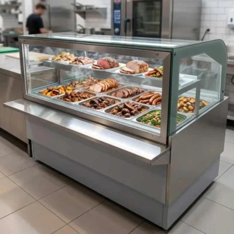 for Canteen insulation food display preparation workbench