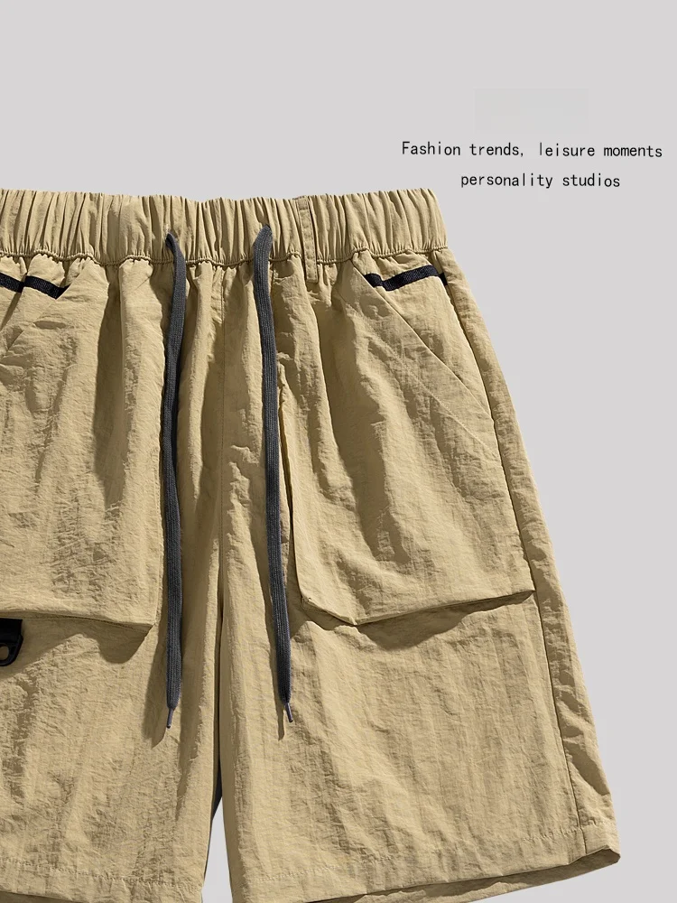 

Мужские повседневные свободные шорты ANXIE: модные, с УФ-защитой, в уличном стиле, летняя коллекция