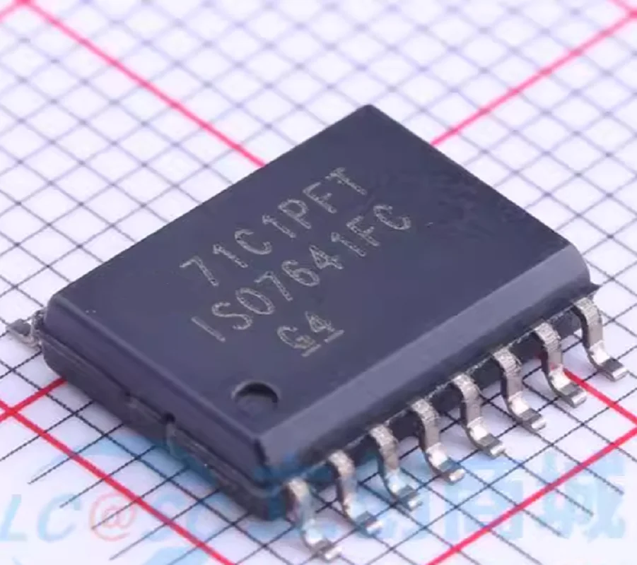 عوازل ISO7641FCDWR عازل رقمي للأغراض العامة 2500Vrms 4 قنوات 25Mbps 25kV/μs CMTI 16-SOIC (0.295"، عرض 7.50 مم) #2