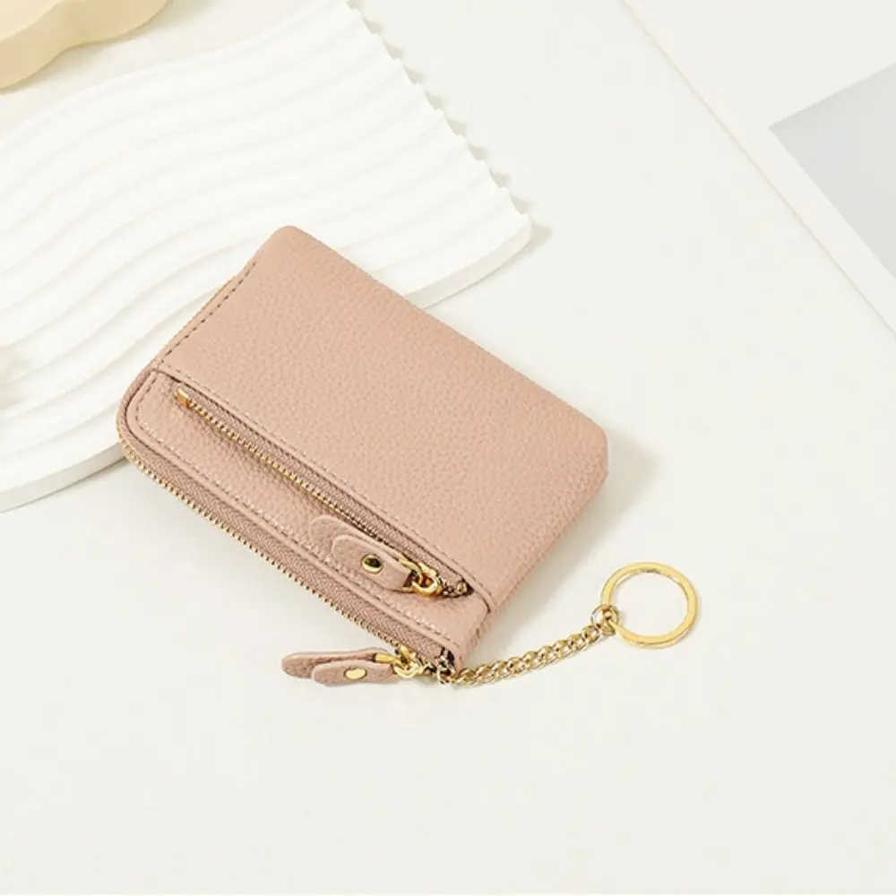 Portamonete multi-card con chiusura a cerniera Portafogli portachiavi Portamonete con ricamo bassotto alla moda