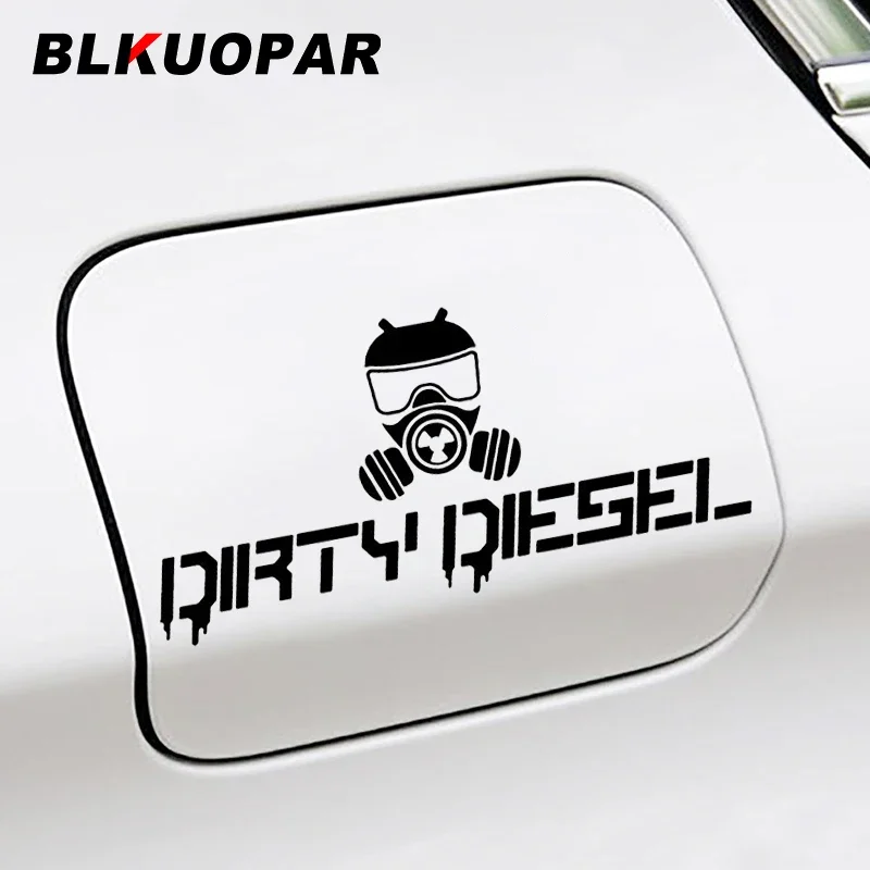 BLKUOPAR Dirty Diesel Mask Car Stickers Vinyl Personality Cute Decal Waterproof Laptop Windshield Graphics Caravan Car Goods