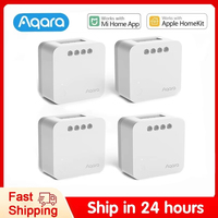 Aqara Single Chiannel Relay Controller T1 Switch module Zigbee 3.0 Neutral Smart home Timers Remote Control work with Homekit