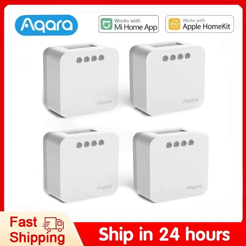 Aqara Single Chiannel Relay Controller T1 Switch module Zigbee 3.0 Neutral Smart home Timers Remote Control work with Homekit