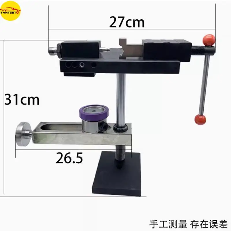 CRIN Injector Testing Fixture Clamp Support Frame Tool with Oil Return Device for CR Test Bench