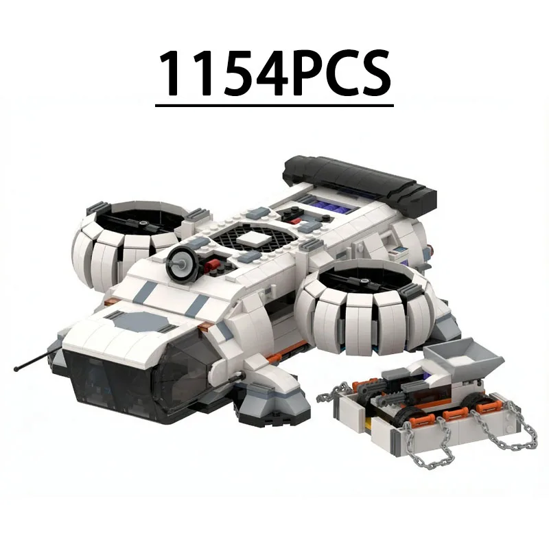 Classic Building Block City Space Module Splicing Model - 1154 Pieces Birthday Fun DIY Toy, Holiday Christmas and New Year Gift