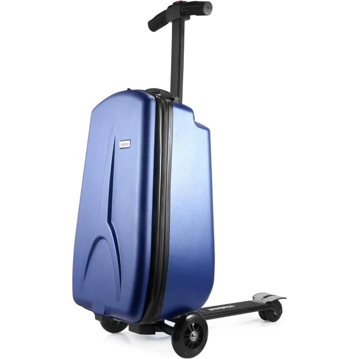 

iubest Scooter Luggage Carry On Scooter Suitcase for Kids Age 4-15, Detachable & Foldable 4 in 1 Kids Suitcase