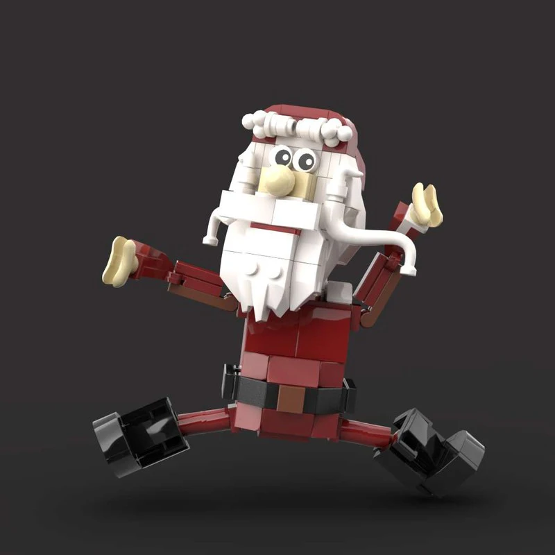 

196 шт. MOC Санта-Клаус 2022 строительные блоки Рождественский подарок игрушка для развития терпения и концентрации