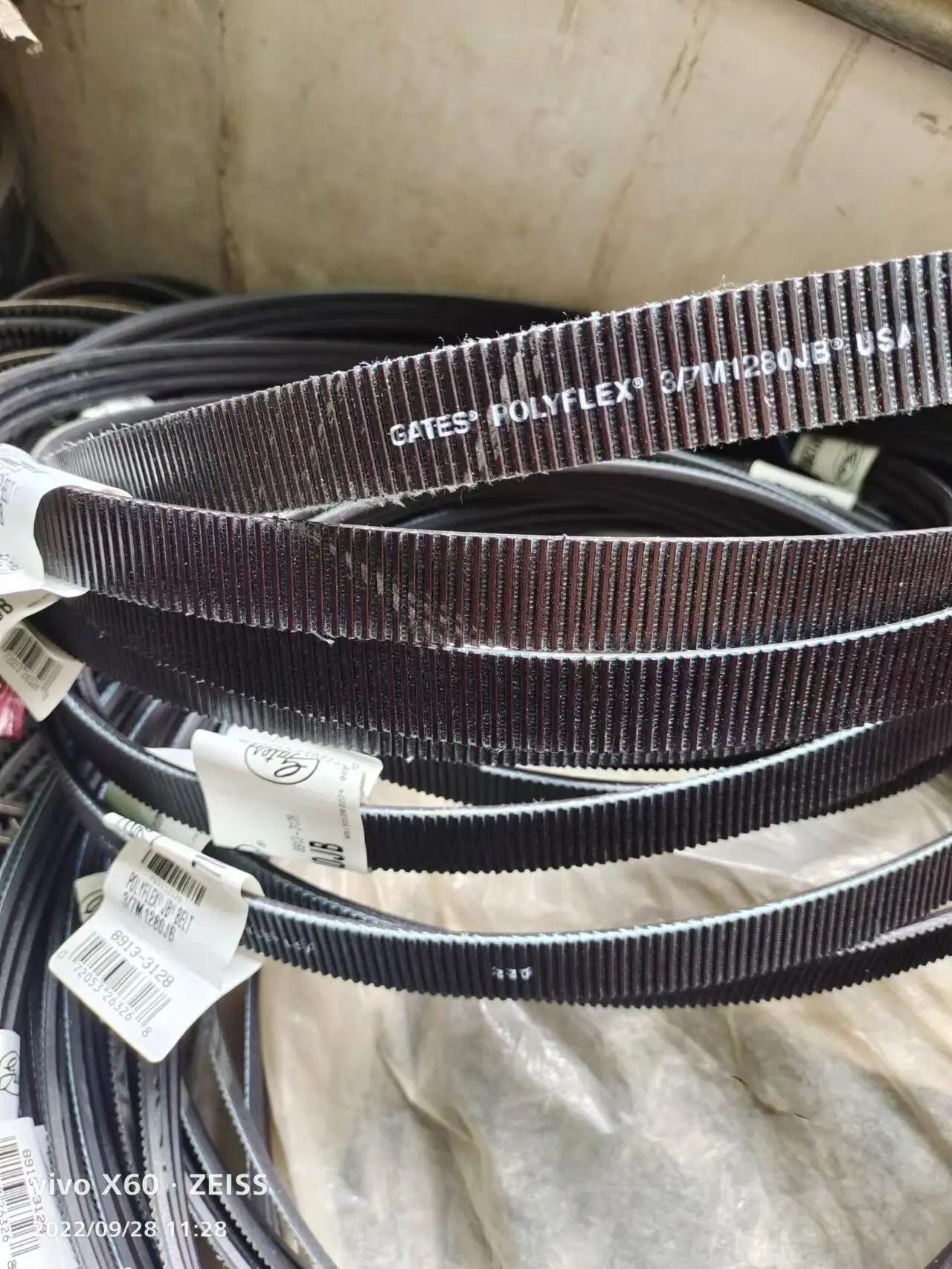 

5pcs/Lot Gates 3/7M1280JB drive belts Gates polyflex belt to be use on Emco 8 Lathe drive Free shipping