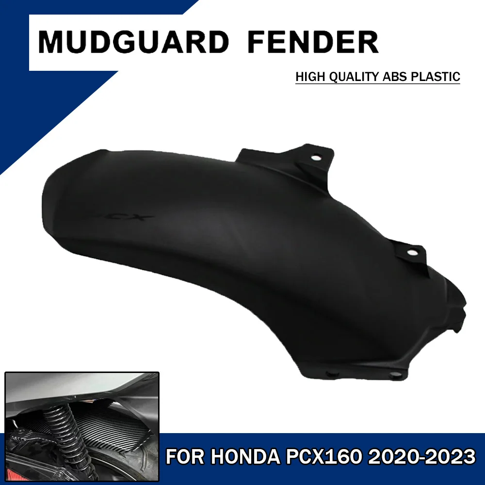 Motorcycle Enlarge Rear Wheel Fender Hugger Splash Mudguard Extension Protect Cover For Honda PCX160 2020 2021 2022 2023 PCX 160