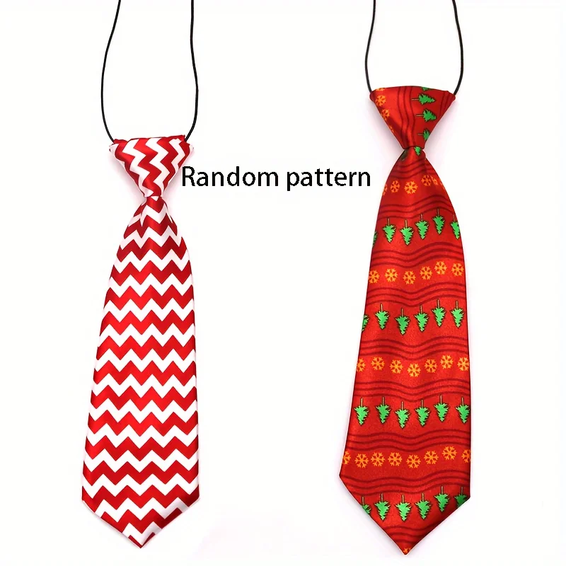 2pc Pet Christmas Birthday Holiday Big Tie Big Dog Christmas Ornaments Rope Tie