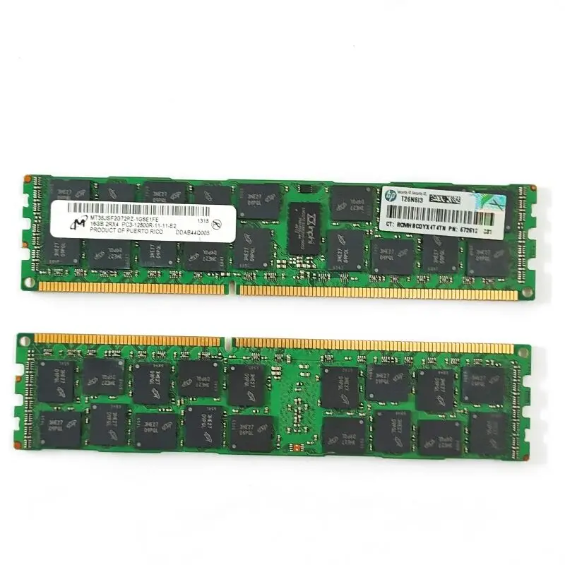 Micron DDR3 REG ECC RAMs 16GB 1600MHz Server Memory 16GB 2Rx4 PC3-12800R-11 Server computer memory