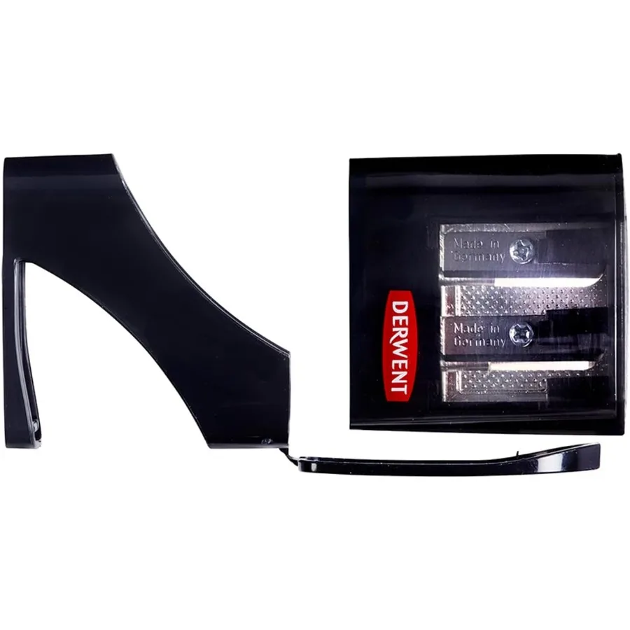 مبراة أقلام رصاص DualBlade مع فتحات مزدوجة لشحذ دقيق مثالية للاستخدام المدرسي والمكتبي تناسب أقلام 11.5 مم و8.25 مم