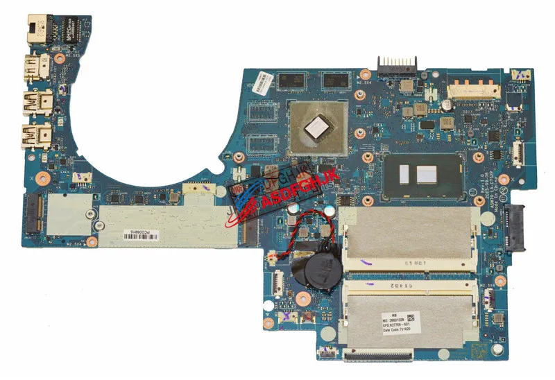 Placa base Original para ordenador portátil HP M7-N109DX 17-N179NR 940M/2GB con CPU i7 837769 -501 la-c752p completamente probado