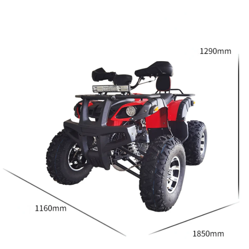 Manufacturers Selling The Latest Four-wheel Shockproof ATV 200CC Zero Vibration Field Vehicle Adult Electric ATV